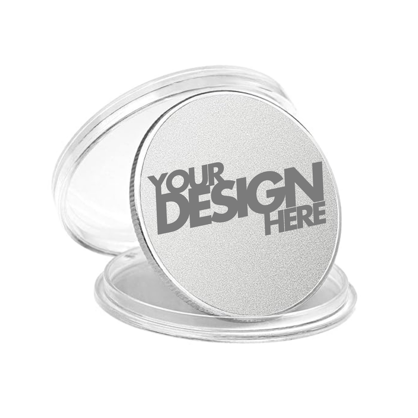 Metal Coins - Custom laser Engraved