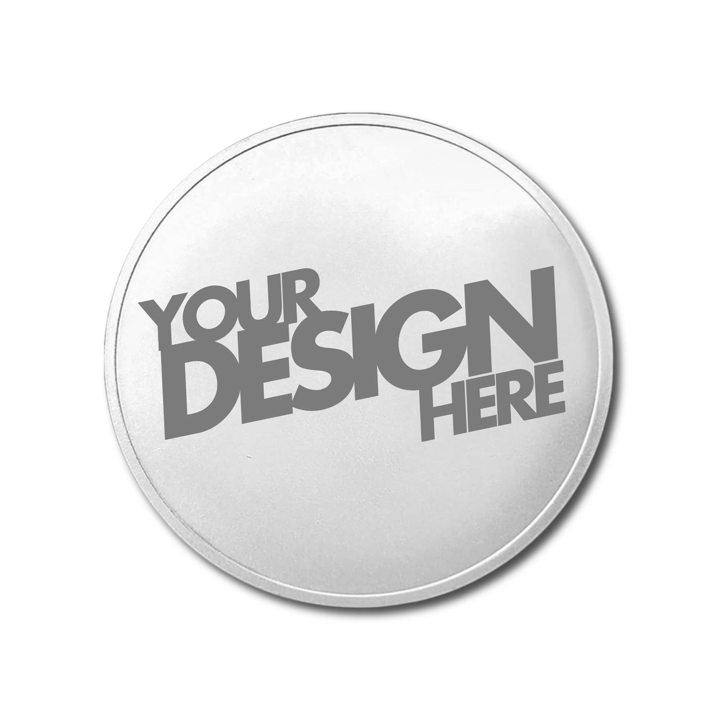 Metal Coins - Custom laser Engraved