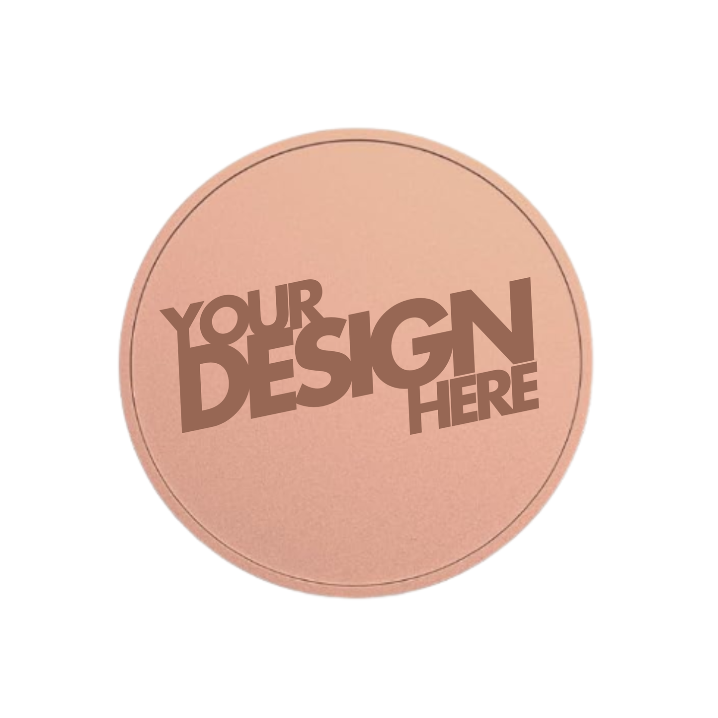 Metal Coins - Custom laser Engraved