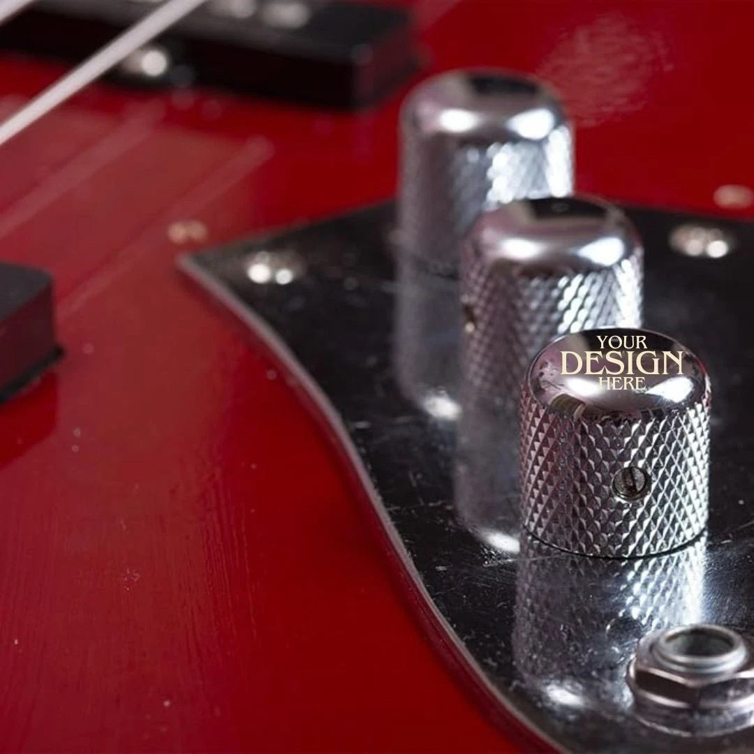 Custom Laser Engraved Potentiometer Knobs 2 Pack - Different Color + Size Options