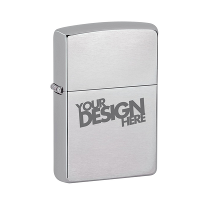Custom Laser Engraved Zippo Classic Lighter - Multiple Colors - Personalized