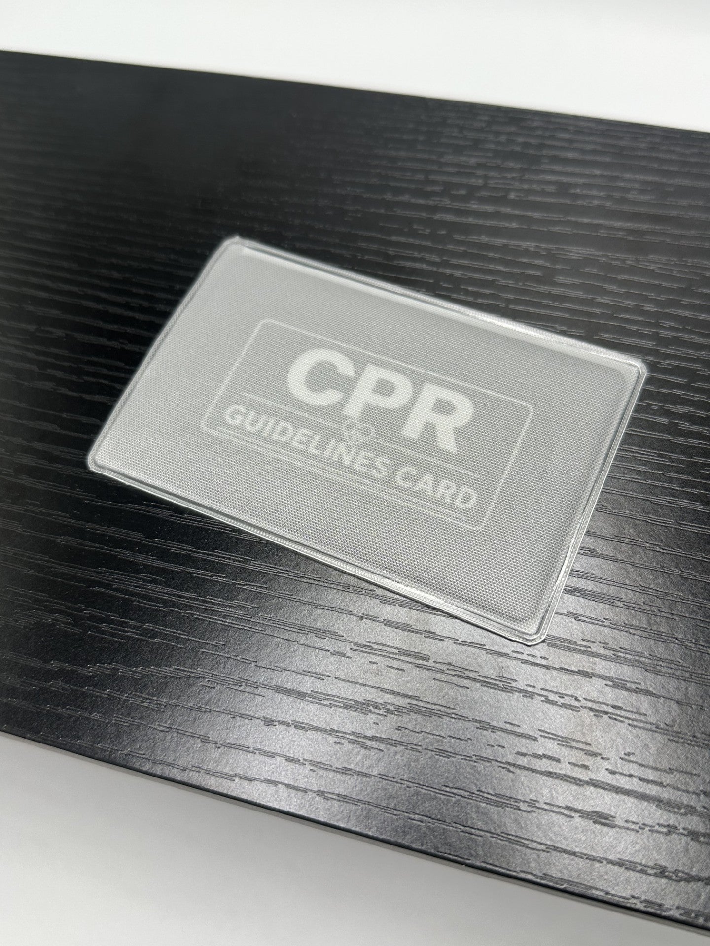 Laser Engraved CPR Guidelines Card - Adult & Child Reference - Pocket Emergency Safety Card - First Aid Quick Reference Tool