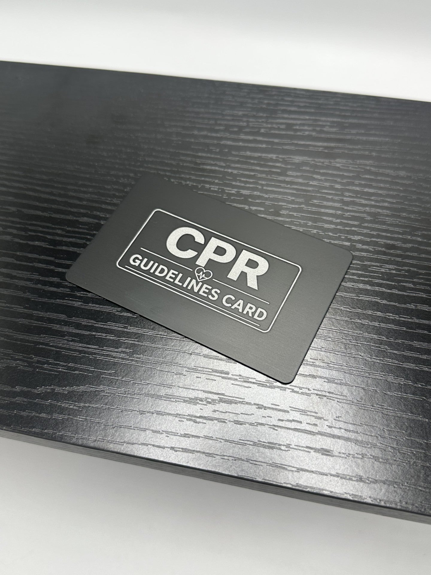 Laser Engraved CPR Guidelines Card - Adult & Child Reference - Pocket Emergency Safety Card - First Aid Quick Reference Tool