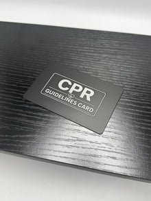 Laser Engraved CPR Guidelines Card - Adult & Child Reference - Pocket Emergency Safety Card - First Aid Quick Reference Tool