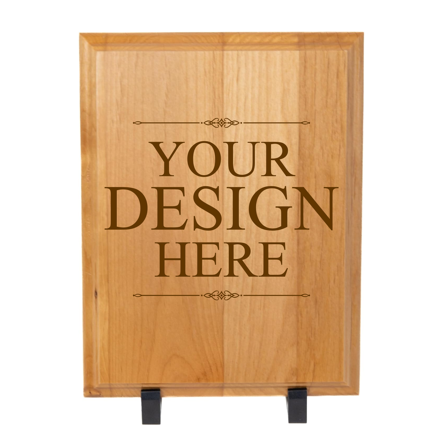 Custom Laser Engraved Wooden Plaque - Genuine Red Alder - Different Sizes Available