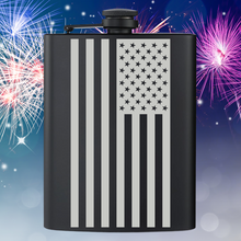 American Flag Stainless Steel Flask 8oz