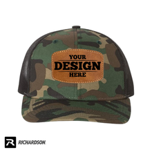 Trucker Hat Camouflage - Richardson 112 Custom Engraved
