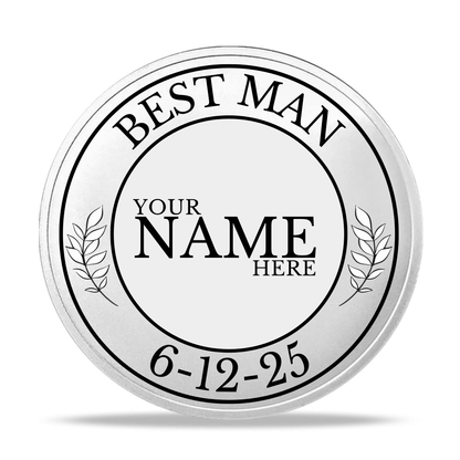 Wedding Coins – Custom Laser Engraved