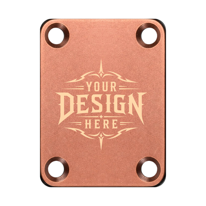 Guitar Neck Plate - Custom Engraved
