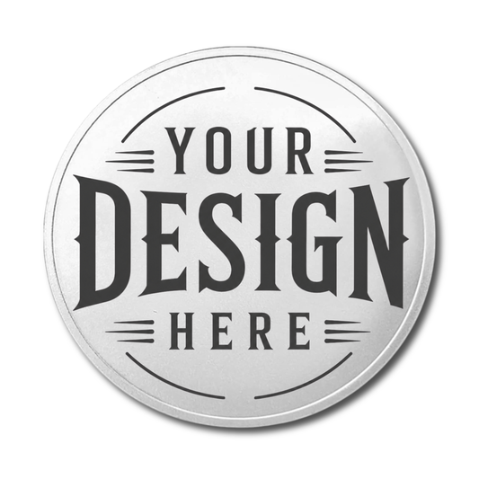 Metal Coins - Custom laser Engraved