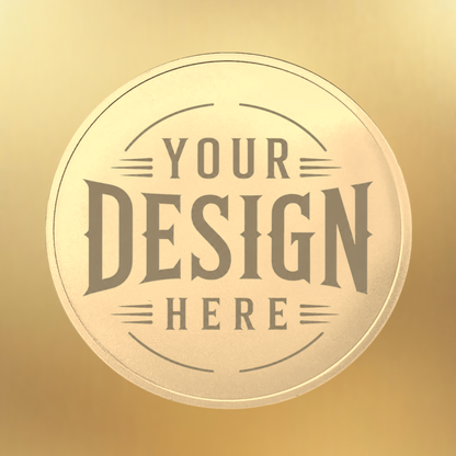Metal Coins - Custom laser Engraved