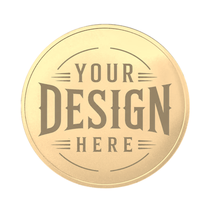 Metal Coins - Custom laser Engraved