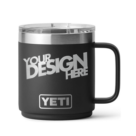 YETI Rambler 14oz Mug Stainless Steel Insulated Custom Laser Engraved