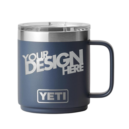 YETI Rambler 14oz Mug Stainless Steel Insulated Custom Laser Engraved