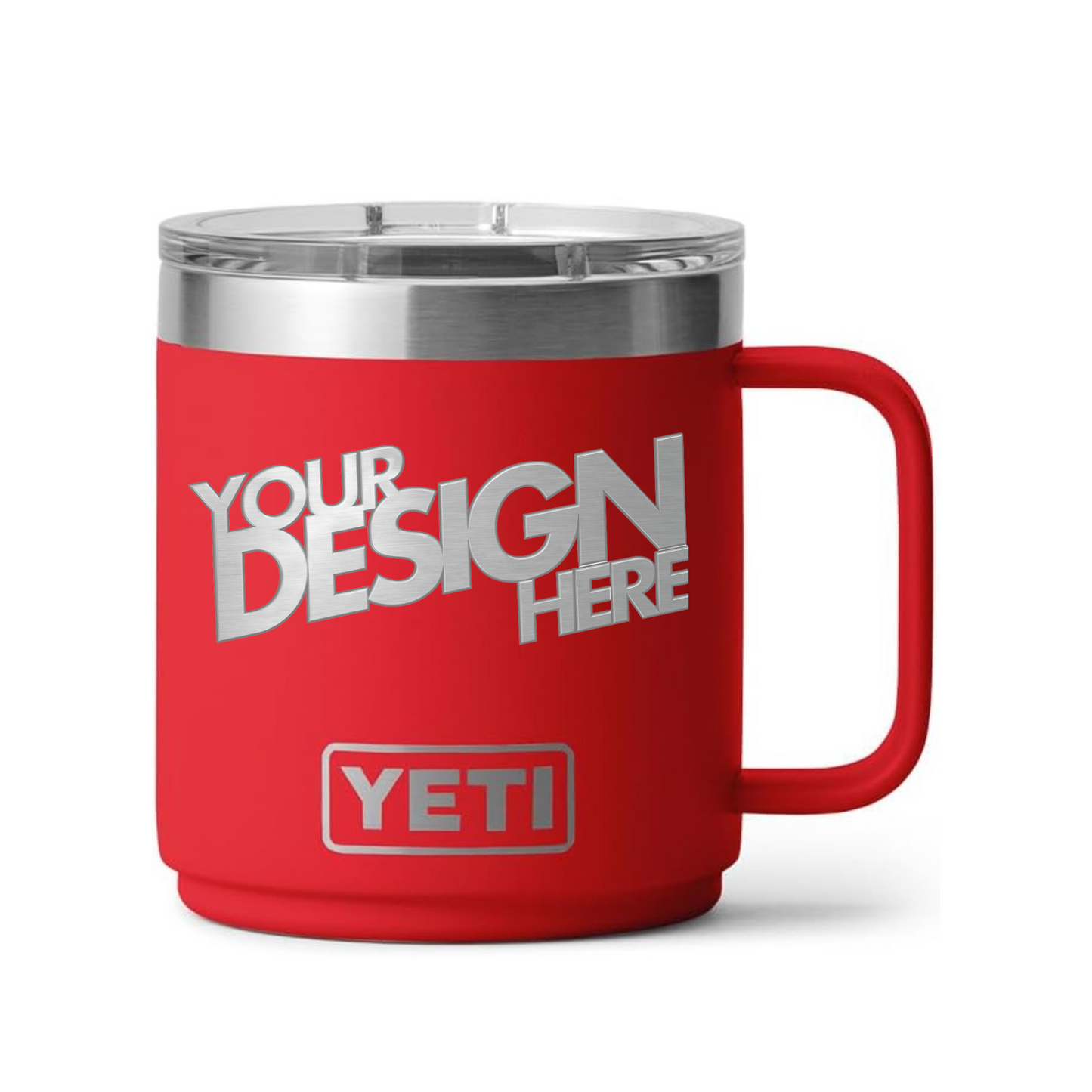 YETI Rambler 14oz Mug Stainless Steel Insulated Custom Laser Engraved