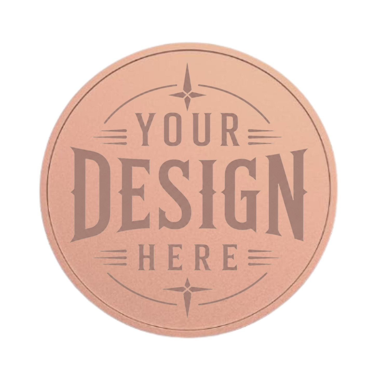 Metal Coins - Custom laser Engraved