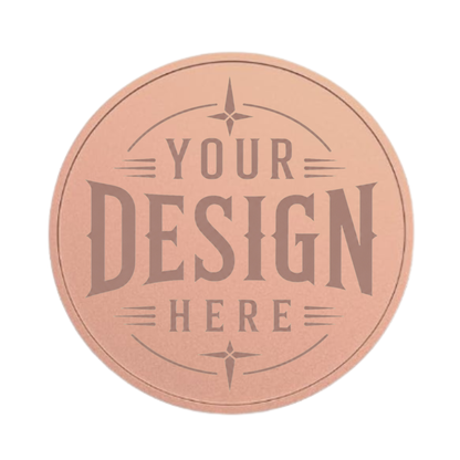 Metal Coins - Custom laser Engraved