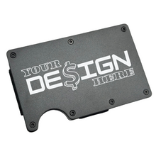 Metal Wallet and Bottle Opener - Custom Laser Engraved (BUNDLE)