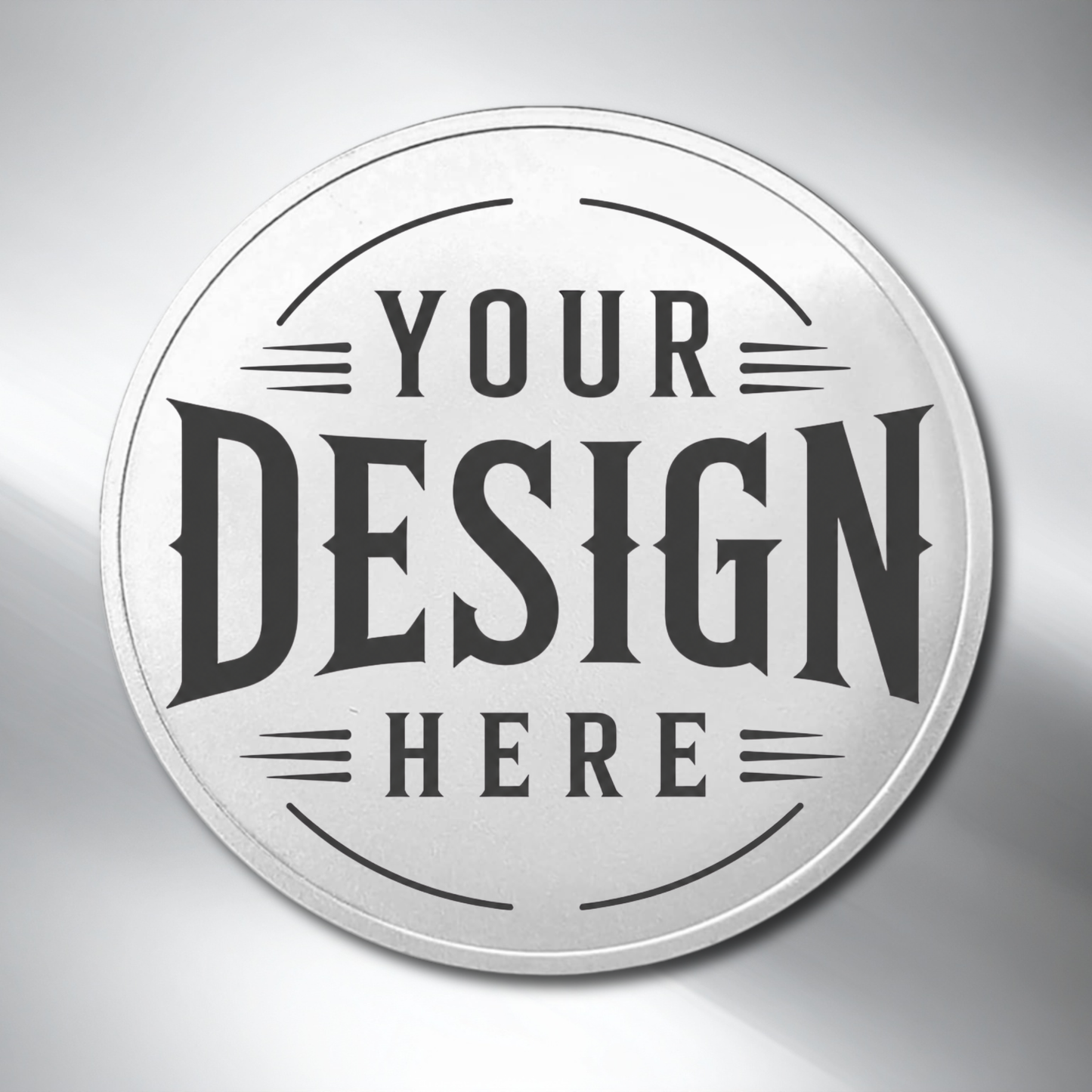 Metal Coins - Custom laser Engraved