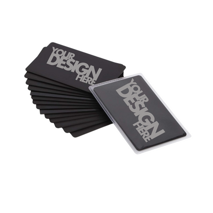 Metal Cards - Business Cards - Custom Laser Engraved 0.8 mm