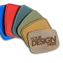 Leather Patch - Custom Laser Engraved (Small)