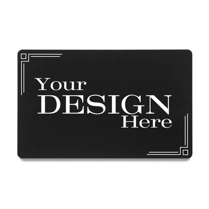 Metal Cards - Business Cards - Custom Laser Engraved 0.8 mm