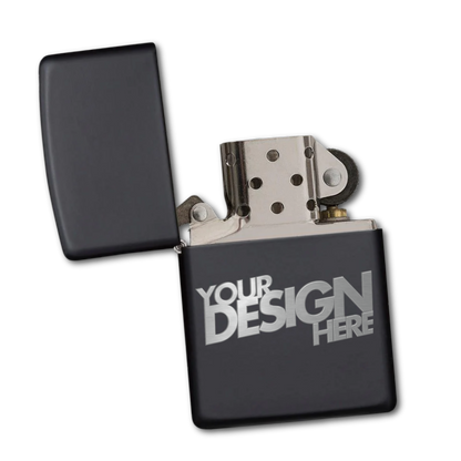 Custom Laser Engraved Zippo Classic Lighter - Multiple Colors - Personalized