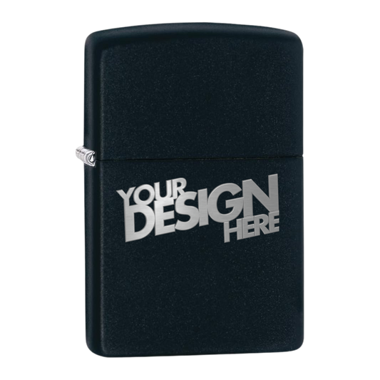 Custom Laser Engraved Zippo Classic Lighter - Multiple Colors - Personalized