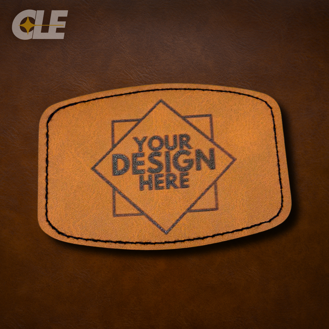 Leather Patch - Custom Laser Engraved