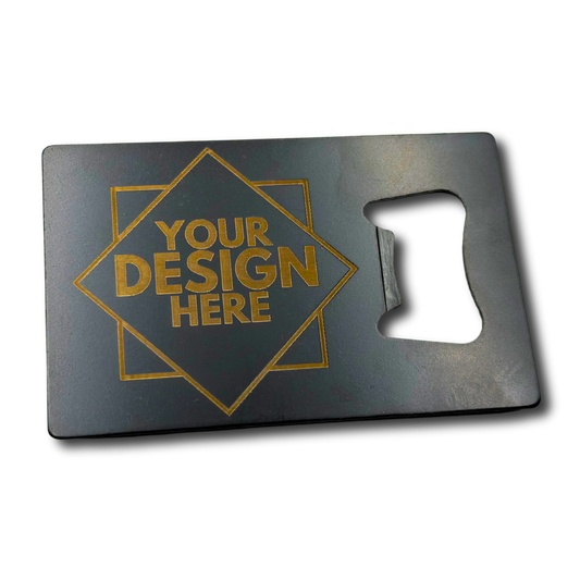 Metal Bottle Opener - Custom Laser Engraved