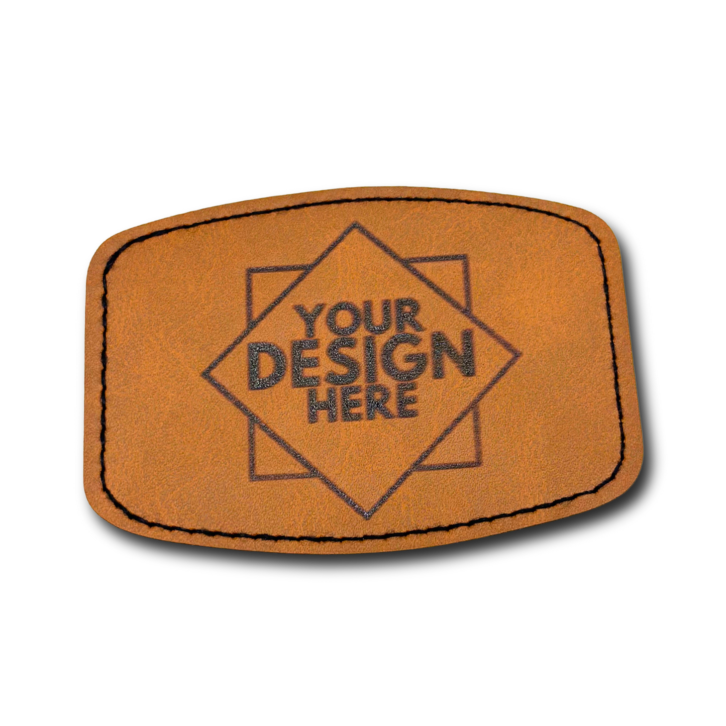 Leather Patch - Custom Laser Engraved