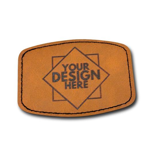 Leather Patch - Custom Laser Engraved