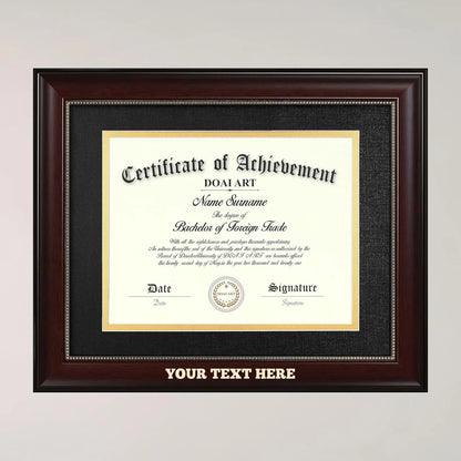 Graduation Diploma Frame 11x8.5 Inch Hanging Personalized Scholar Award