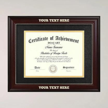 Graduation Diploma Frame 11x8.5 Inch Hanging Personalized Scholar Award