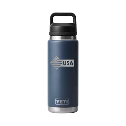 YETI Water Bottle (26oz) - USA Flag