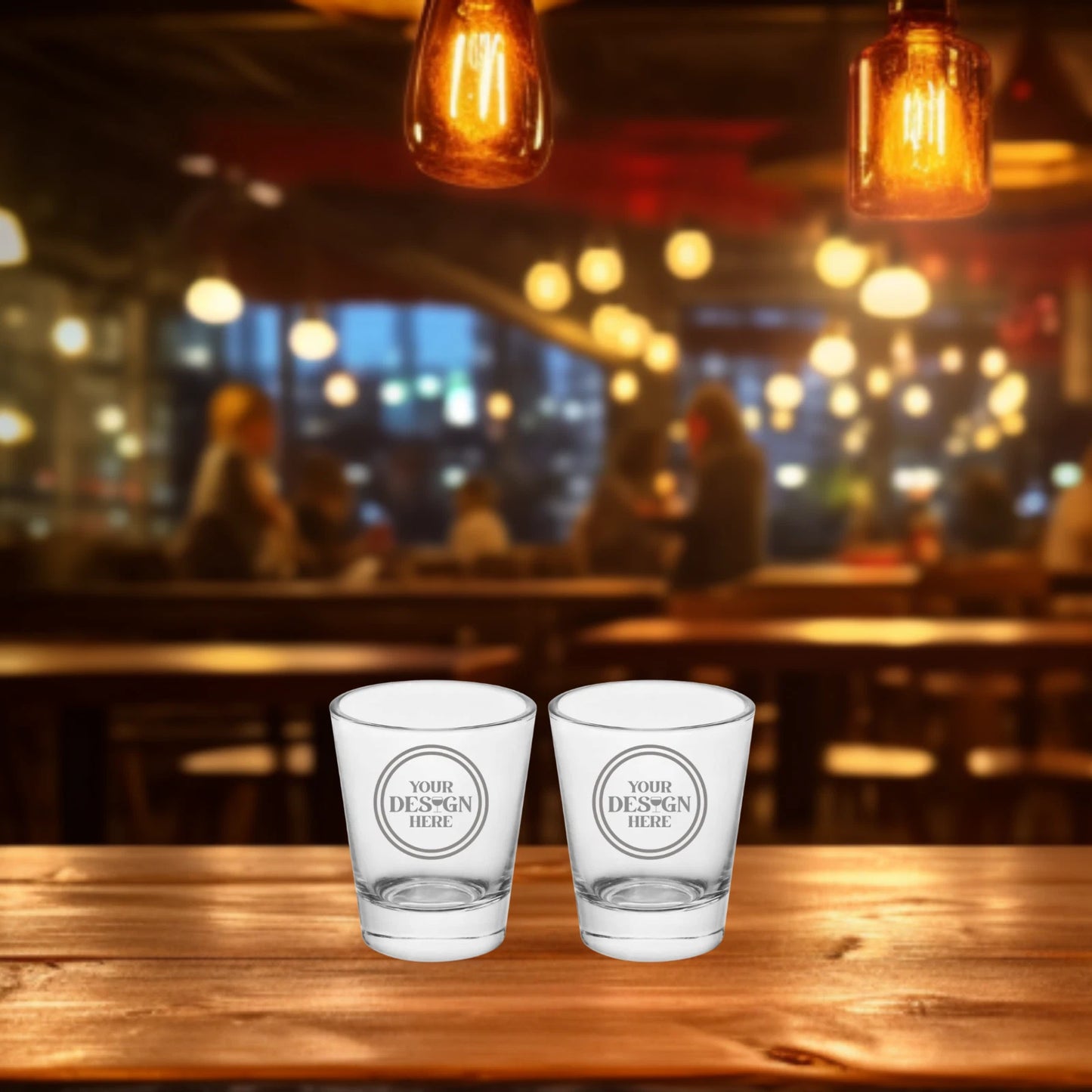 Shot Glasses Set of 2 - 1.5 oz