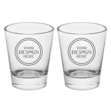 Shot Glasses Set of 2 - 1.5 oz