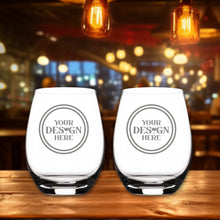 Stemless Wine Glasses - Set of 2