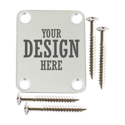 Guitar Neck Plate - Custom Engraved