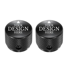 Custom Laser Engraved Potentiometer Knobs 2 Pack - Different Color + Size Options