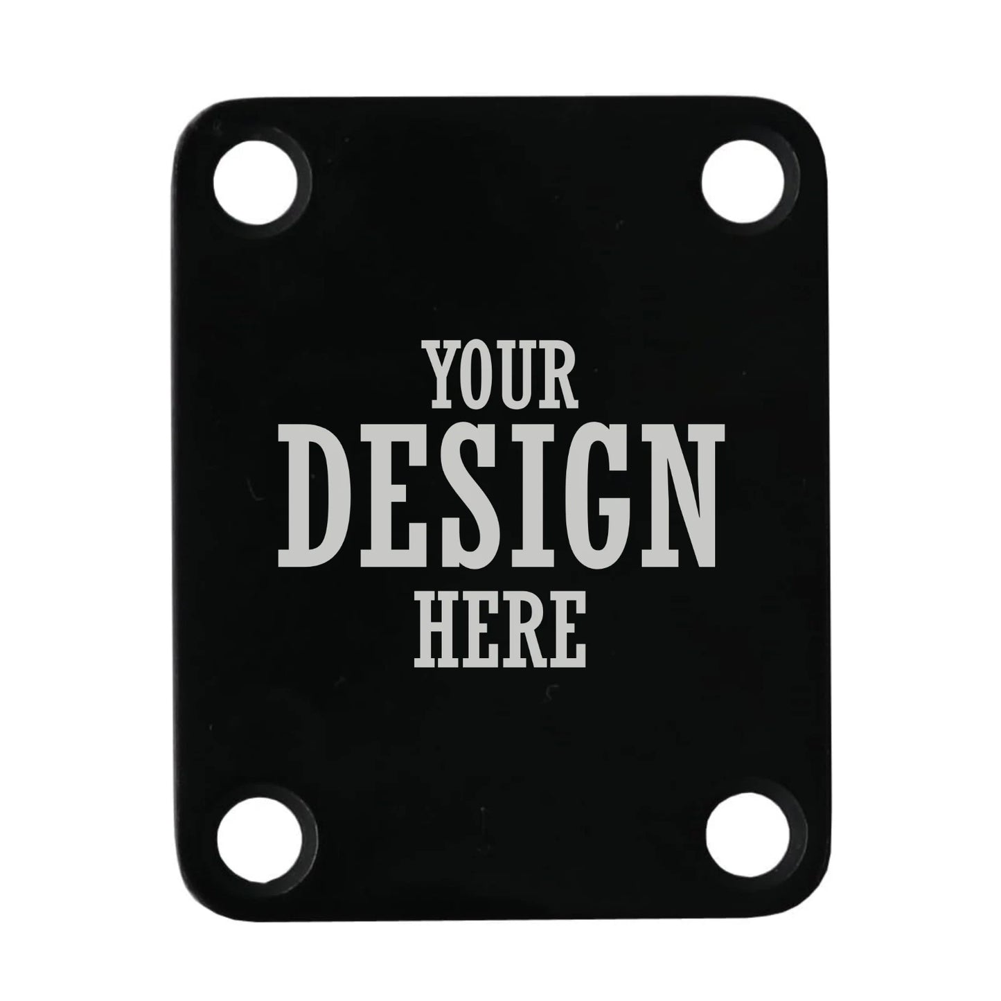 Guitar Neck Plate - Custom Engraved